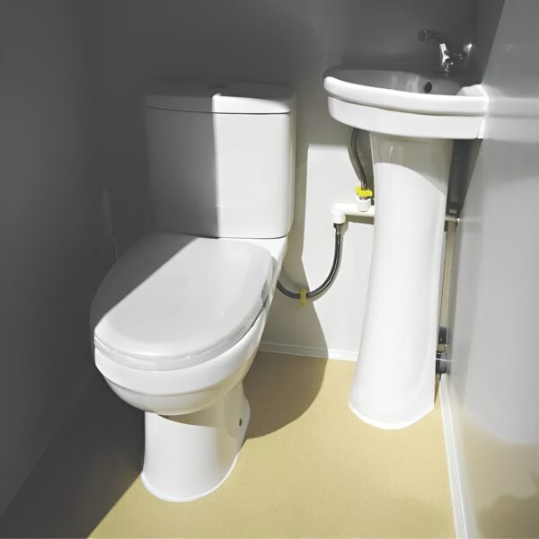Dual Portable Toilet And Bathroom (Mobile Restroom w Sink 110V) - Image 5